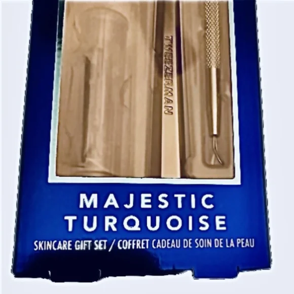 Tweezerman Majestic Turquoise Skincare Gift Set NWT - Picture 10 of 13